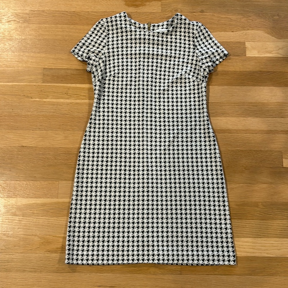 Houndstooth Calvin Klein Dress